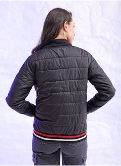 Freehand Women Regular Fit Solid Puffer Jacket  - Image 2