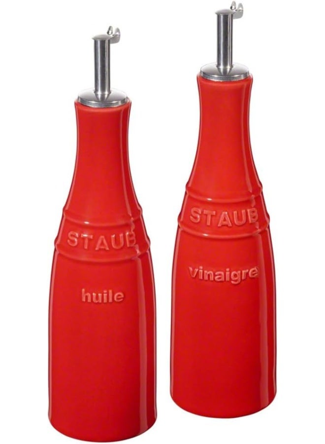 Staub Oil & Vinegar Set Cherry - Image 2