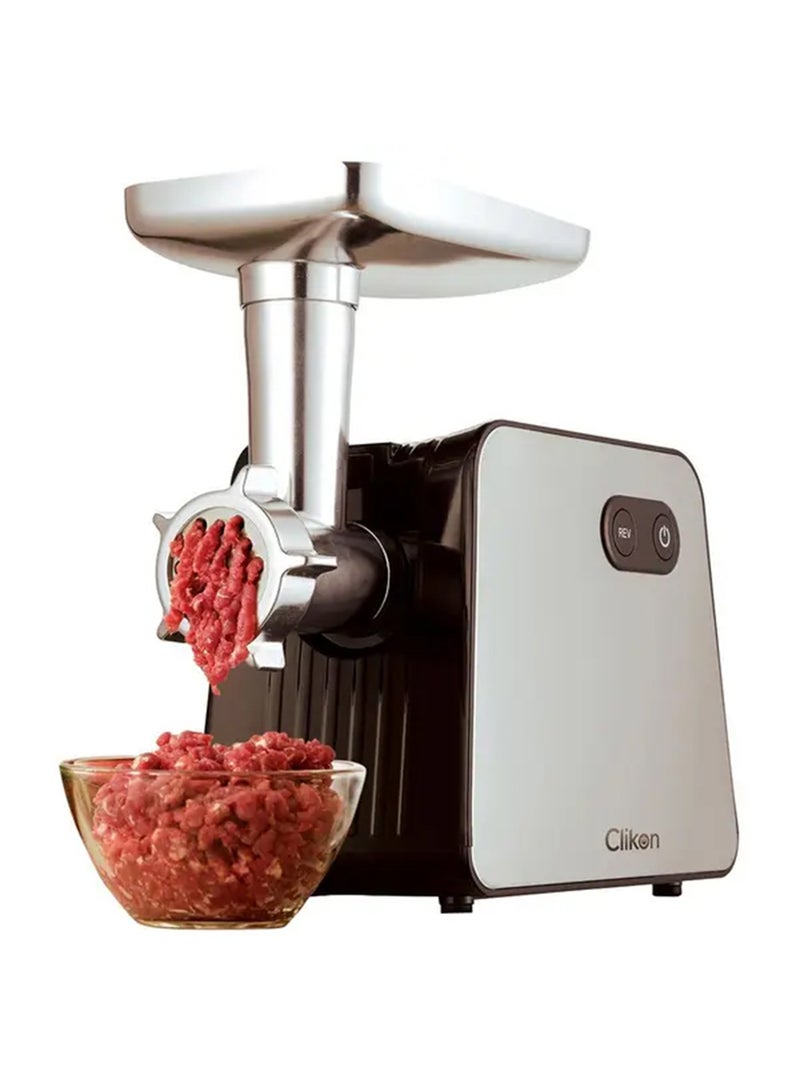 كليكون CLIKON MEAT GRINDER - 500W , 100% COPPER MOTOR
REDUCED NOISE OPERATION
STAINLESS STEEL BLADES - CK2693 500 W CK2693 BLACK/SILVER - Image 3