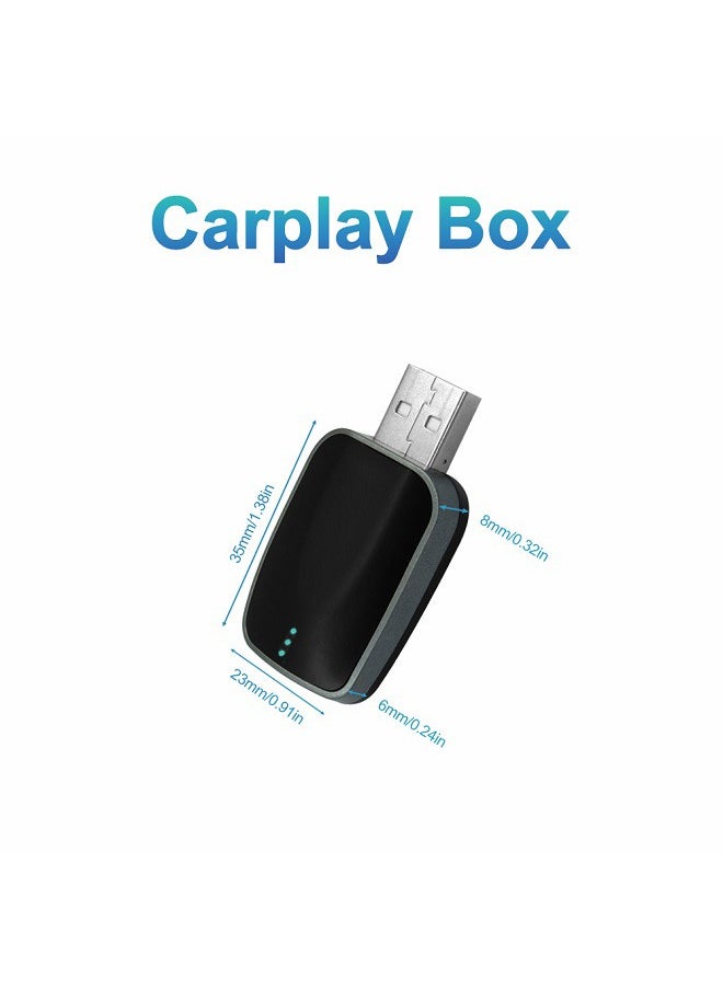 Generic - 2025 New mini Wireless Carplay Adapter, Convert Wired to Wireless Car Play & Android Auto 2-in-1 Adapter for Apple iPhone & Android Phone, Plug & Play, Auto Connect, No Delay, w/USB C for iOS 10+ Android 11+ - Image 1