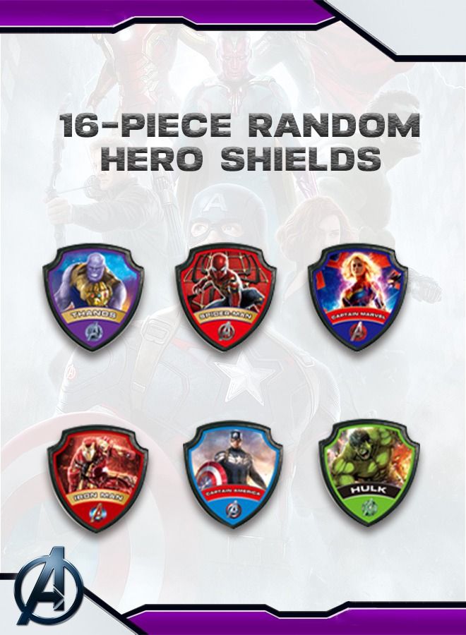 GROIC مجموعة سيارات مارفل أفنجرز القابلة للسحب من جروك مع شخصيات الأبطال الخارقين في السيارة - Image 4