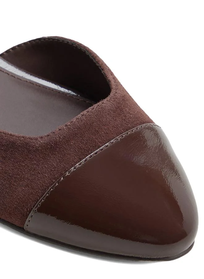 Aldo  Clementinne Ladies Brown Heeled Shoes for Women | Best Price UAE