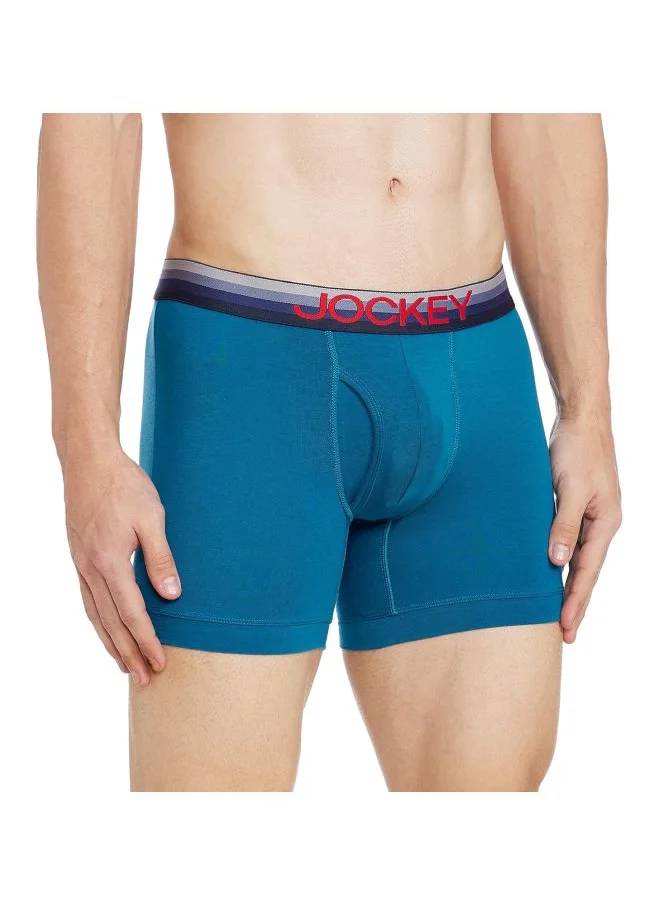 جوكي Jockey ZN03 Men Super Combed Cotton Elastane Stretch Solid Boxer Brief with Ultra soft Waistband