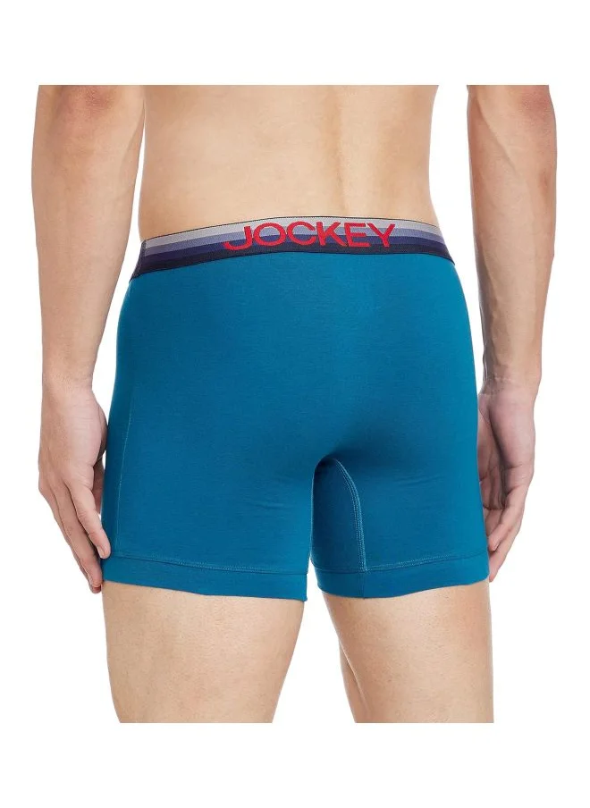جوكي Jockey ZN03 Men Super Combed Cotton Elastane Stretch Solid Boxer Brief with Ultra soft Waistband