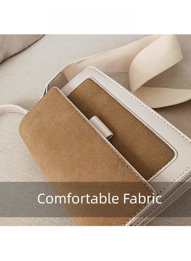 WAOKN - Women's Korean Version Small Square Bag With Wide Shoulder Straps, Fashionable and Versatile Single Shoulder Bag, Crossbody Bag - Image 1
