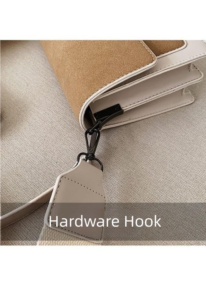 WAOKN - Women's Korean Version Small Square Bag With Wide Shoulder Straps, Fashionable and Versatile Single Shoulder Bag, Crossbody Bag - Image 1