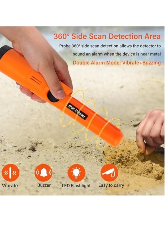 Generic Metal Detector Pinpointer,Detector Wand,Handheld PinPointer Wand,360°Serch Treasure Pinpoint Finder Probe with Belt Holster  - Image 4