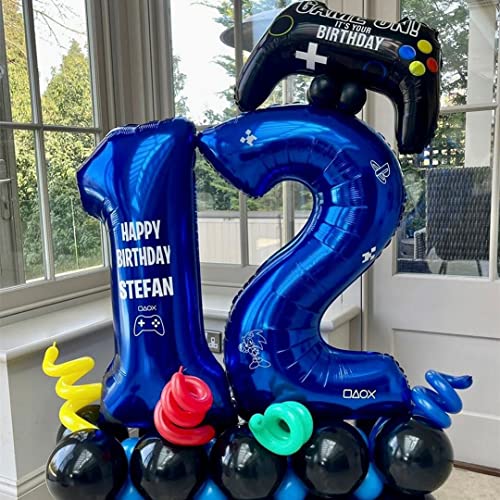 BBPOOL Navy Blue Number 2 Balloons40 Inch Dark Blue 2 Birthday Balloon Large Foil Mylar Number Digital Balloons for Birthday Party Graduation Baby Shower Anniversary Decorations - Image 5