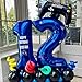 BBPOOL Navy Blue Number 2 Balloons40 Inch Dark Blue 2 Birthday Balloon Large Foil Mylar Number Digital Balloons for Birthday Party Graduation Baby Shower Anniversary Decorations - Image 4