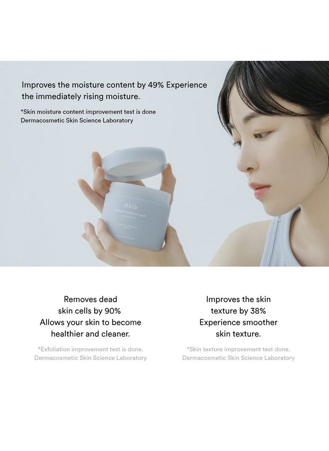 abib Sedum Hyaluron Pad Hydrating Touch (75 Pads) I Hyaluronic Acid Hydrating And Improving Skin Texture Mild Exfoliation  - Image 5