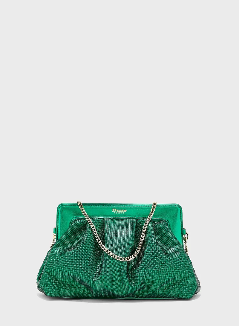 Dune LONDON Basia Diamonte Soft Clutch