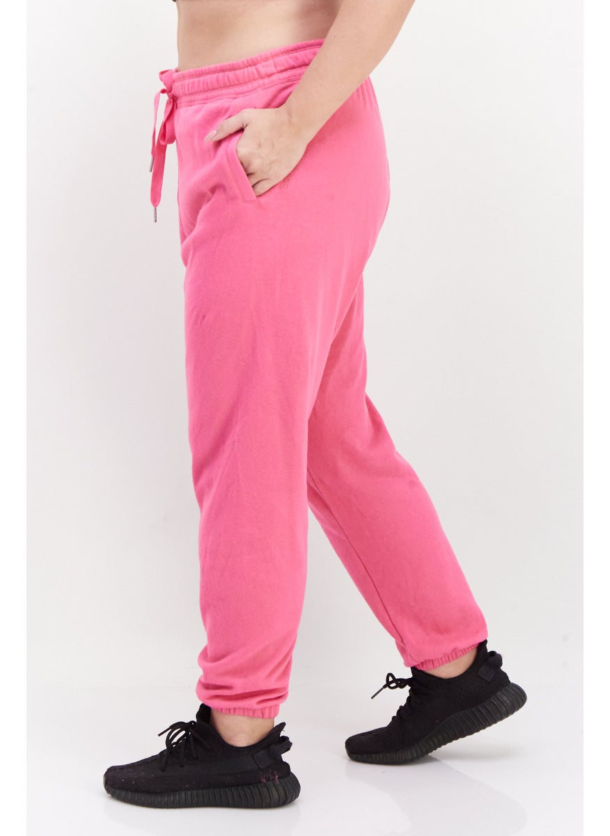 Women Plus Size Solid Jogger Pant, Pink - pzsku/ZA169782ABB4ACC62A161Z/45/_/1724350982/169f7aa8-cdc1-4bb9-a960-6845702b8591