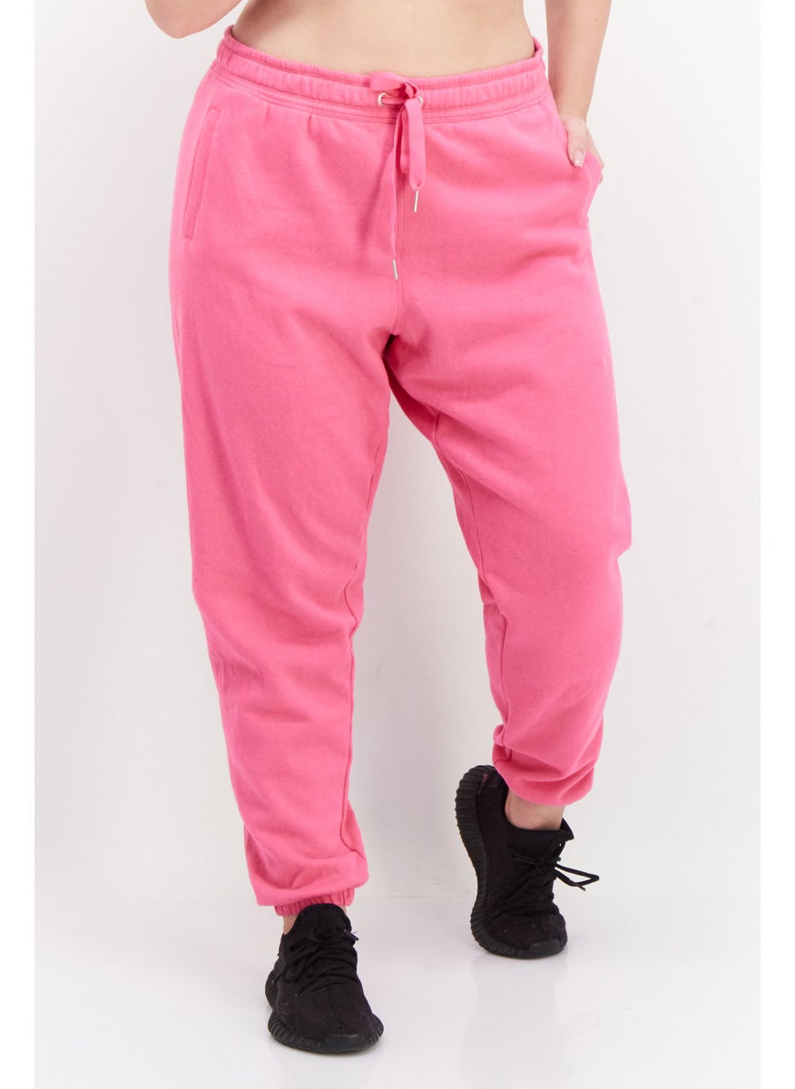 Women Plus Size Solid Jogger Pant, Pink - pzsku/ZA169782ABB4ACC62A161Z/45/_/1724350993/c4f5ff90-8bbb-4aff-824d-e38b8d53a19e