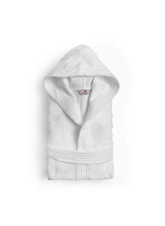 MEHALLA Bath Robe - Basic Hood - Kids - white - 10-11years - 100% Egyptian Cotton 