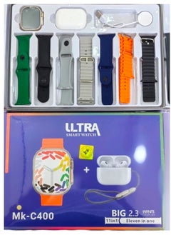 Ultra Ultra2 Max Smart Watch 2.3 inch A Full Screen Works With Bluetooth Wireless In-Ear Headset ,The Android And IOS System Is Responsive Wireless Charging And Supports GPS With 7 Bracelets  - Image 1