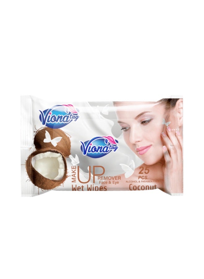viona teg wipes 25pcs coconut
