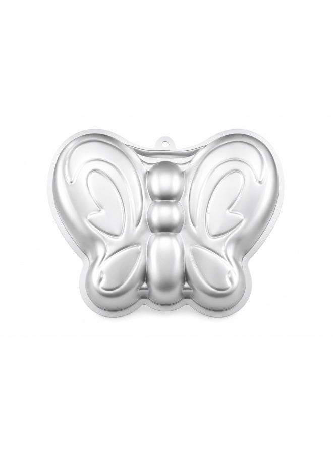 BERAM 3D Butterfly Cake Mould Non Stick Food Grade Aluminium Alloy Baking Pan for Birthday Halloween Christmas Creative 3D Cake Mould for Kids Home Bakers Baking Lovers Decorating Essentials - Image 1