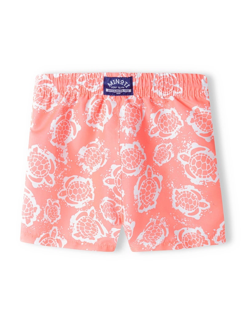MINOTI Boys' Swim Shorts with Elastic Waist and Adjustable Drawstring - Image 2