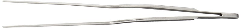 Mercer Culinary 18-8 Stainless Steel Chef Plating Tongs, Offset Tip, 6-1/2 Inch - Image 3