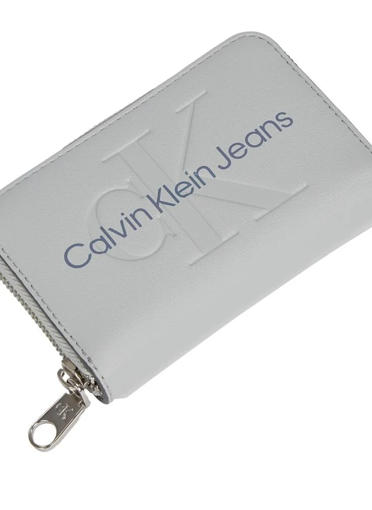 كالفن كلاين جينز Sculpted Med Zip Around Wallet