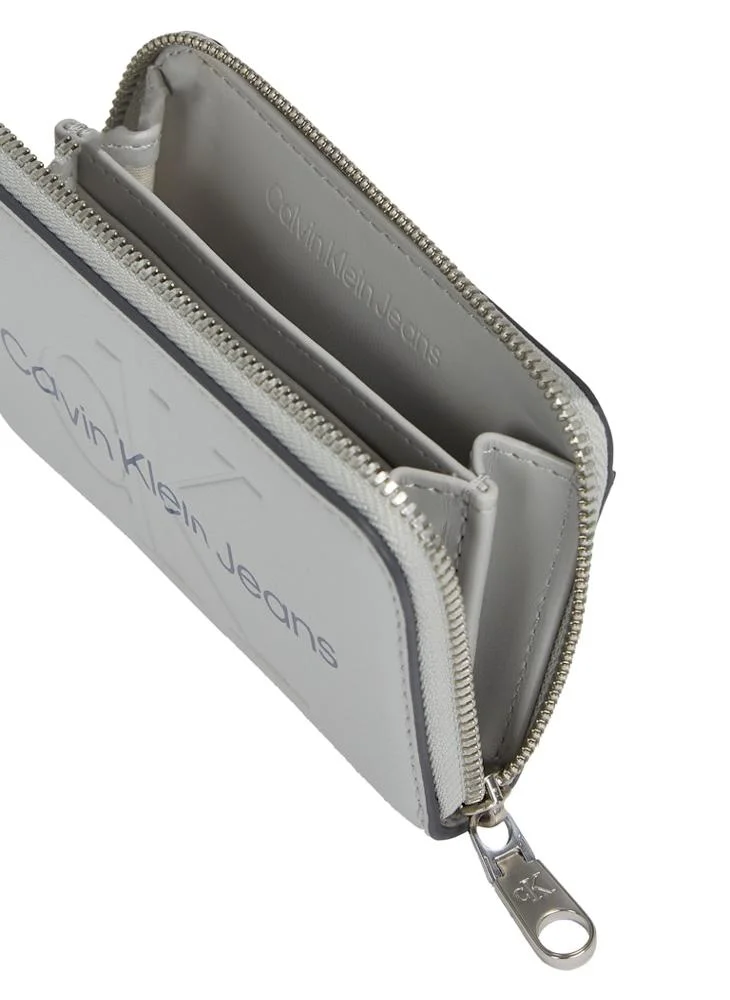 كالفن كلاين جينز Sculpted Med Zip Around Wallet