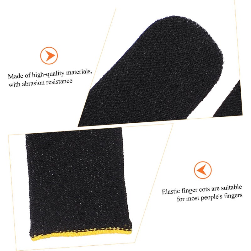 20pcs Breathable Finger Sleeves for Mobile Gaming Performance Comfort Random Colors - Image 3
