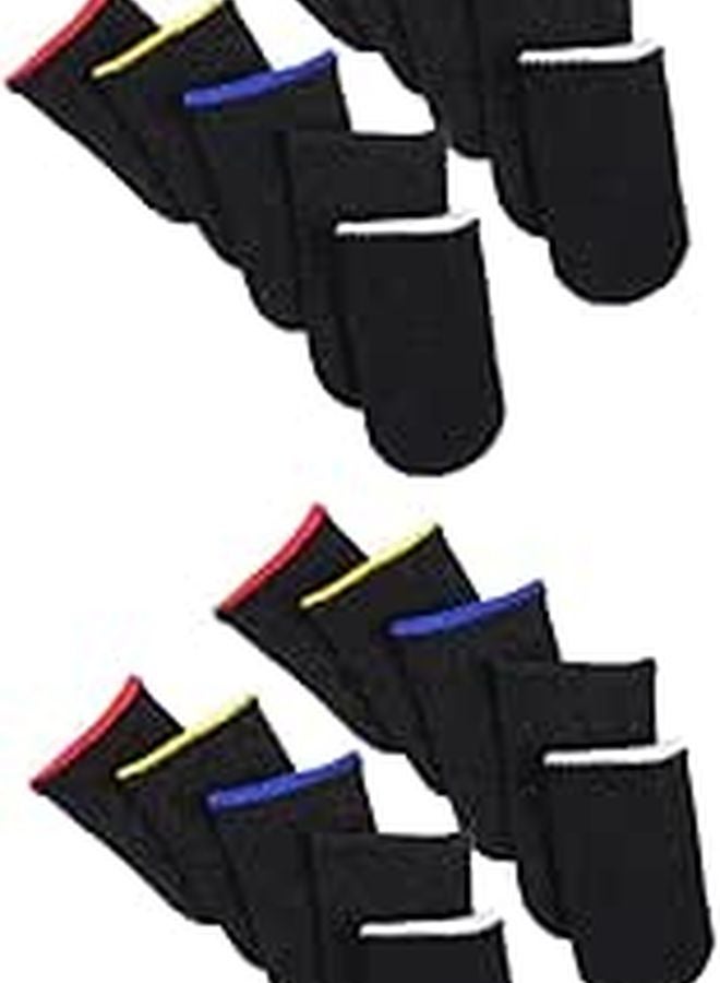 20pcs Breathable Finger Sleeves for Mobile Gaming Performance Comfort Random Colors - Image 1