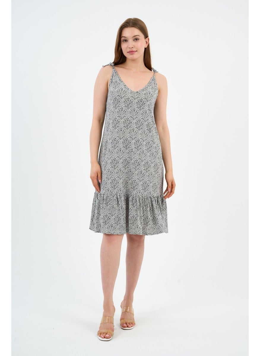 Alexander Gardi - Strapless Flounce Dress with Tie Detail (B24-425-01) - Image 1
