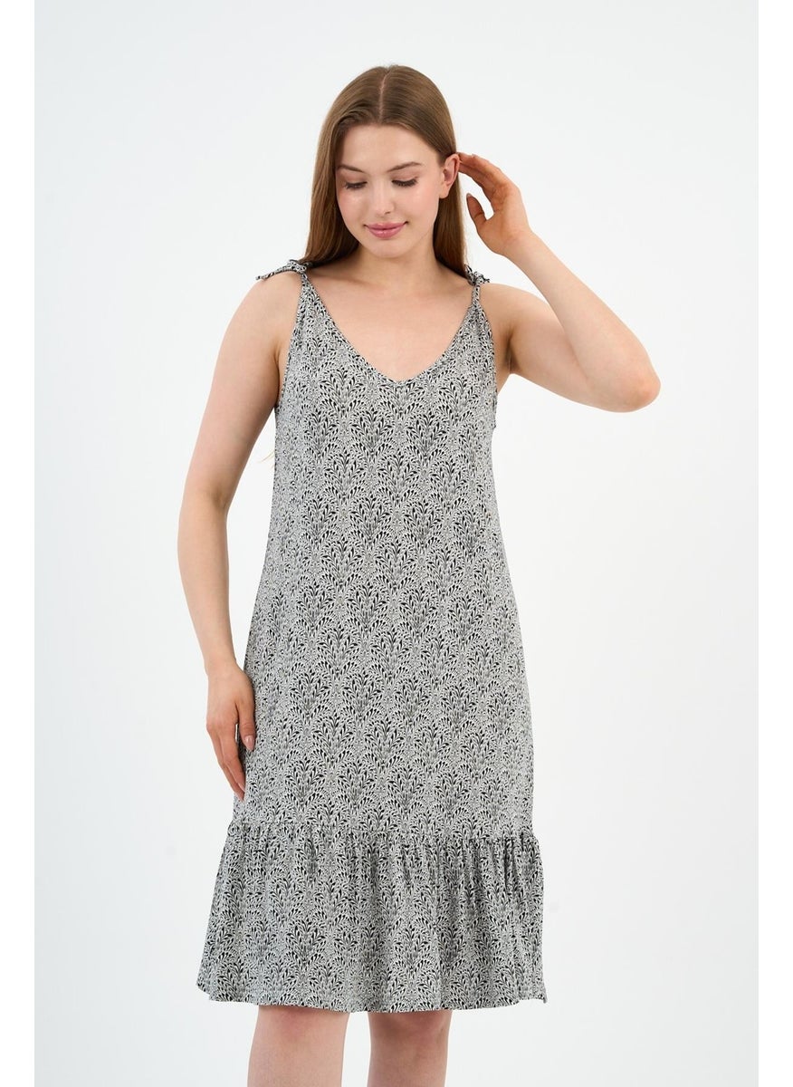 Alexander Gardi - Strapless Flounce Dress with Tie Detail (B24-425-01) - Image 1