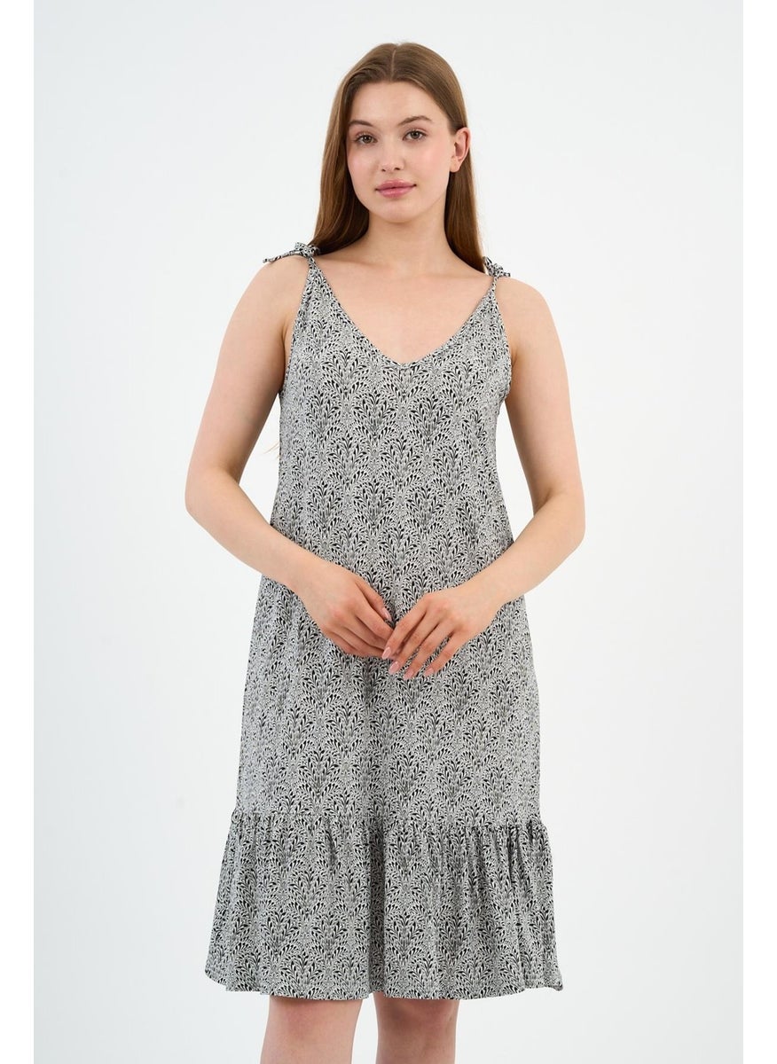 Alexander Gardi - Strapless Flounce Dress with Tie Detail (B24-425-01) - Image 1