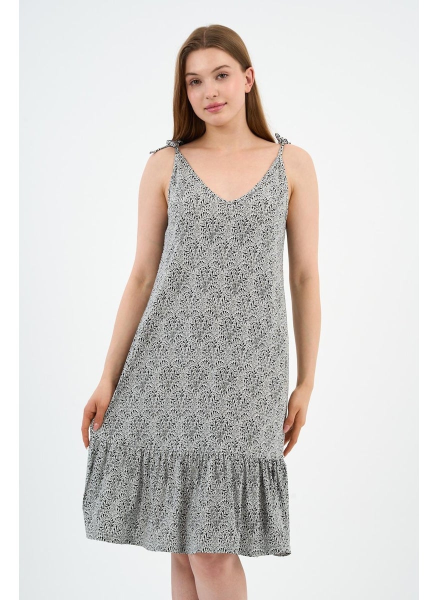 Alexander Gardi - Strapless Flounce Dress with Tie Detail (B24-425-01) - Image 1