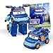 Super Wings Transformable Toys 5 Action Figure Supercharge Tobot Leo 3 in 1 Rescue Bots Transforming Airplane Car Robot Educational Toys for Boys and Girls Age 3 Gifts for Preschool Kids - Image 2