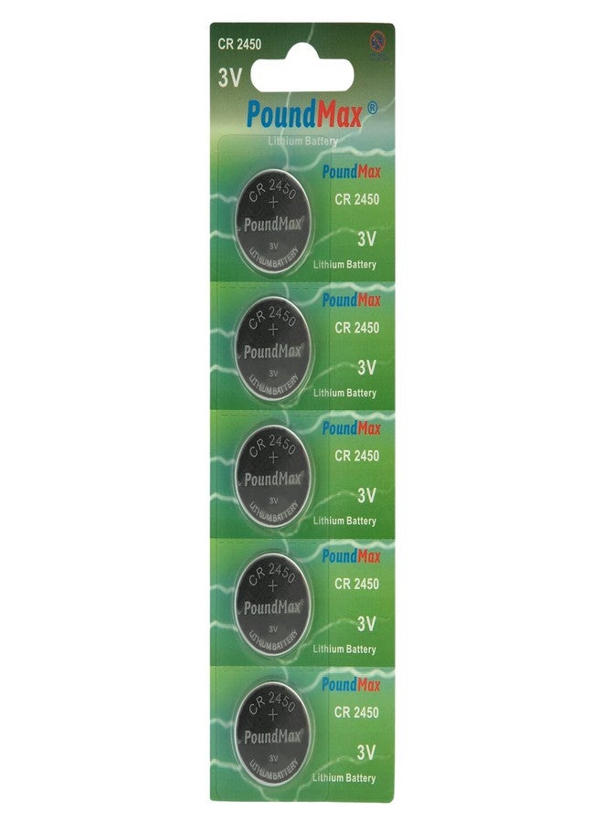 PoundMax 5 x 2450 CR2450 DL2450 3V Lithium Coin Cell Batteries - Image 4