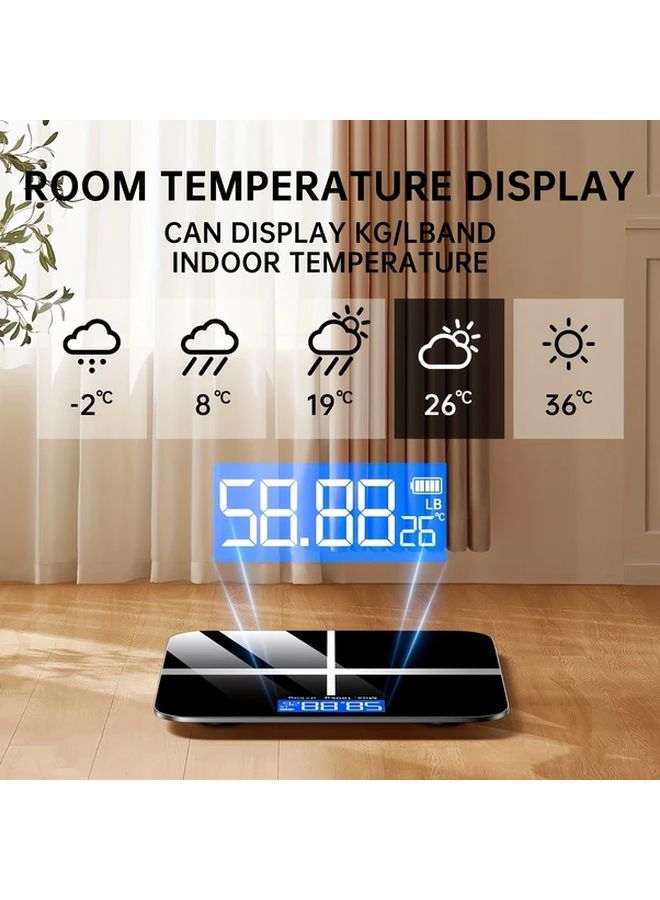 Digital Bathroom Scale LED Display 1 Set Body Weight Scale 22LB to 80LB No Battery - Image 5