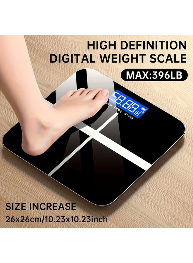 Digital Bathroom Scale LED Display 1 Set Body Weight Scale 22LB to 80LB No Battery - Image 1