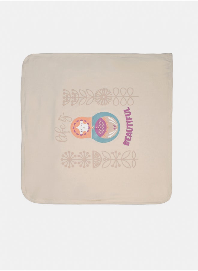 Junior Baby Girls Printed Blanket  - Image 2
