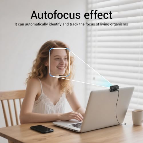 Diccik 2K Webcam with Microphone, 1440P QHD Web Cam for Desktop Computer, Plug and Play USB Computer Camera for Laptop/PC, Streaming Web Camera with Auto Light Correction for Zoom/Teams/Skype, Mac/Windows - Image 5
