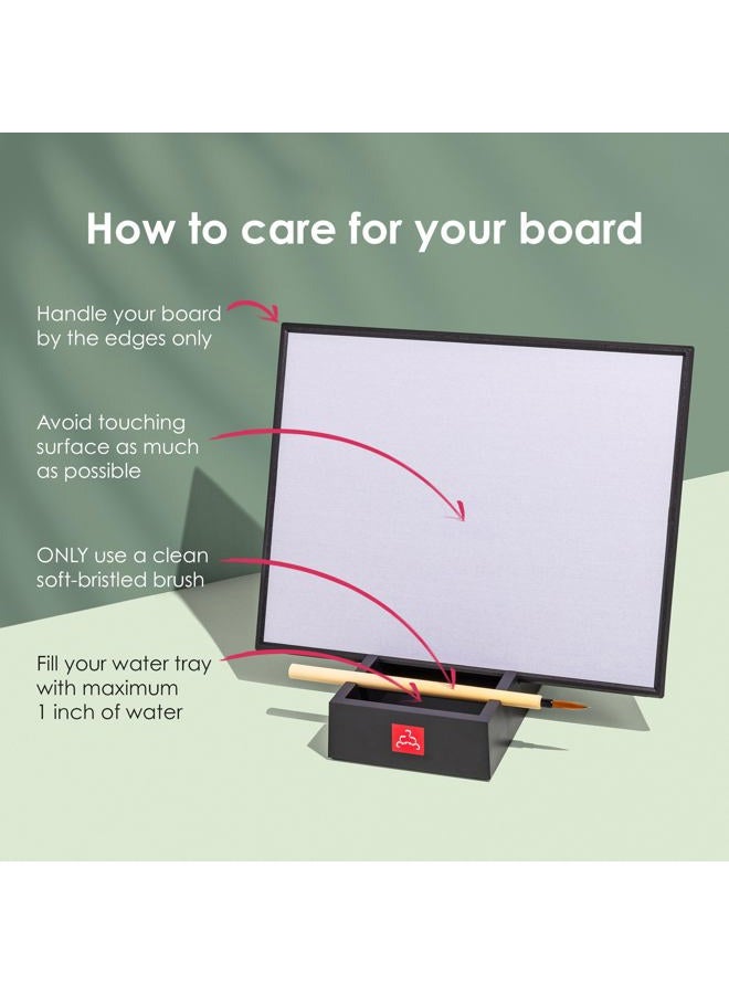Buddha Board – The Original Water Painting Board for Mindfulness & Creativity – Unique Gift for Artists, Adults & Kids – Mess-Free Zen Art Supplies - Image 5