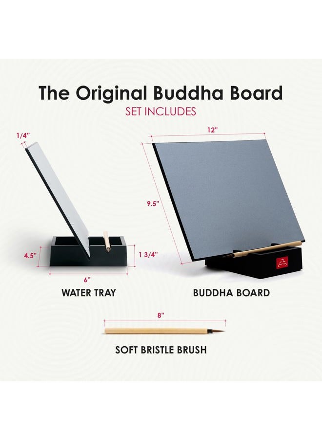Buddha Board – The Original Water Painting Board for Mindfulness & Creativity – Unique Gift for Artists, Adults & Kids – Mess-Free Zen Art Supplies - Image 3