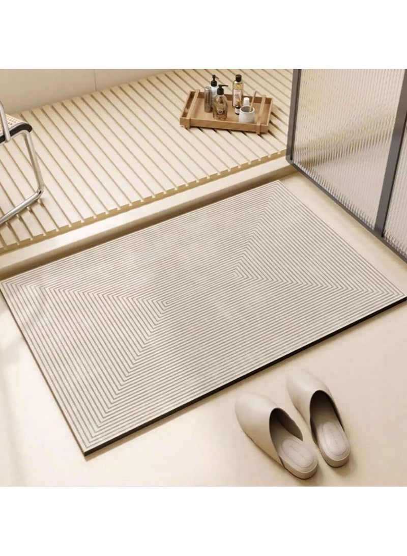 Jingke Quick-drying Absorbent Floor Mats Bathroom Anti-slip Mats Toilet Absorbent Foot Mats Entry-level Mats 40*60cm  02 - Image 2