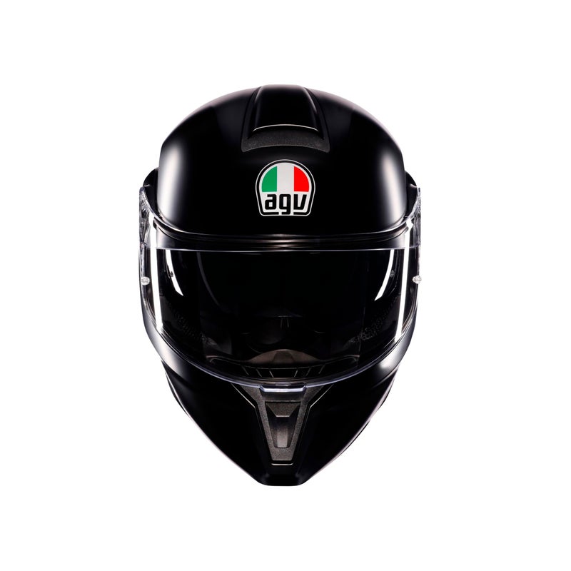 AGV Streetmodular ECE 22-06 Mono, Flip Up Motorcycle Helmet ECE 22-06 P/J With Sun Visor, Matt Black, L - Image 2