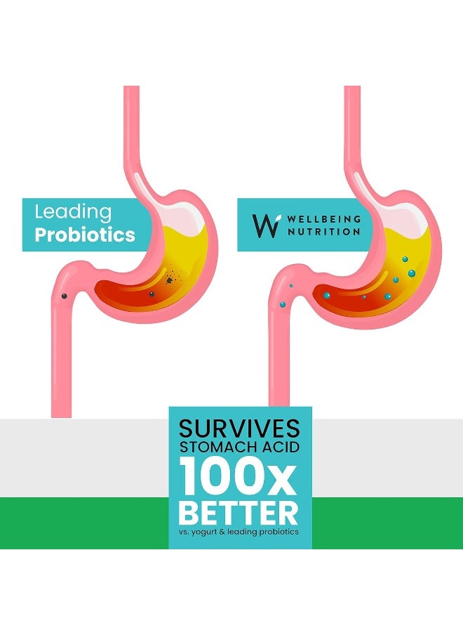 WELLBEING NUTRITION - Daily Probiotics Prebiotics Supplement For Men And Women 21 Effervescent Tabs - Image 1