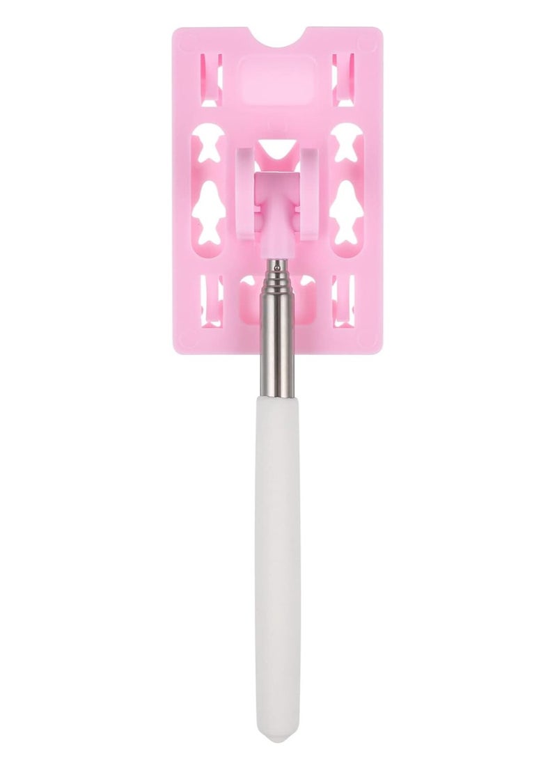 RATSAW - Telescopic Rod Card Holder Professional Parking Payment Tool Reacher Grabber Tool Toll Swiping for Vehicle Parking Pink - Image 1