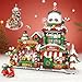MEIEST Mini Christmas City Shop Street View Building Blocks SetSimulation Foldable Architecture Collection Construction Building Bricks ToyHome Decor Panda Christmas Shop - Image 2