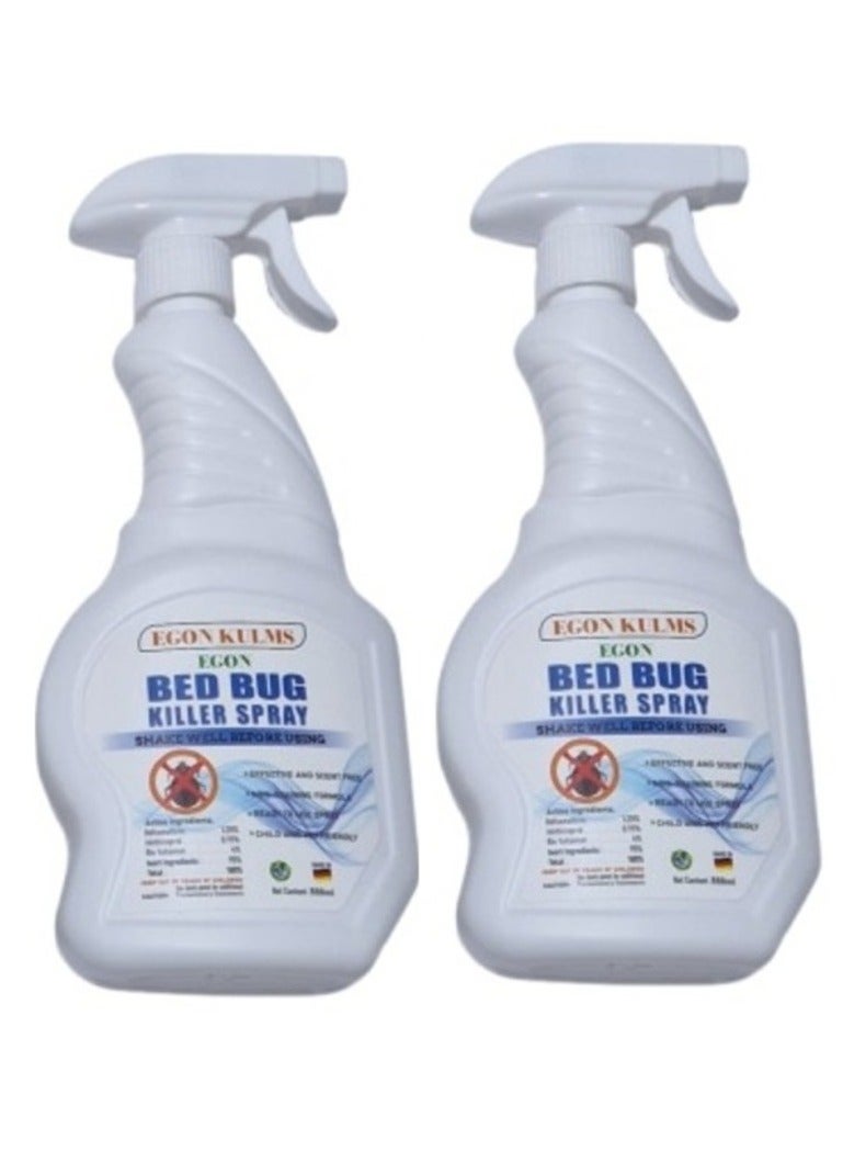 Egonex بخاخ قاتل لبق الفراش 2x500 مل 
