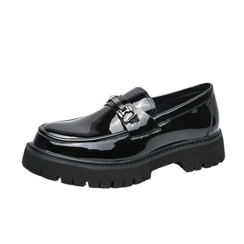 Men's Loafer Shoes 2025 Spring Slip-on Thick Sole Casual British Style - Image 5