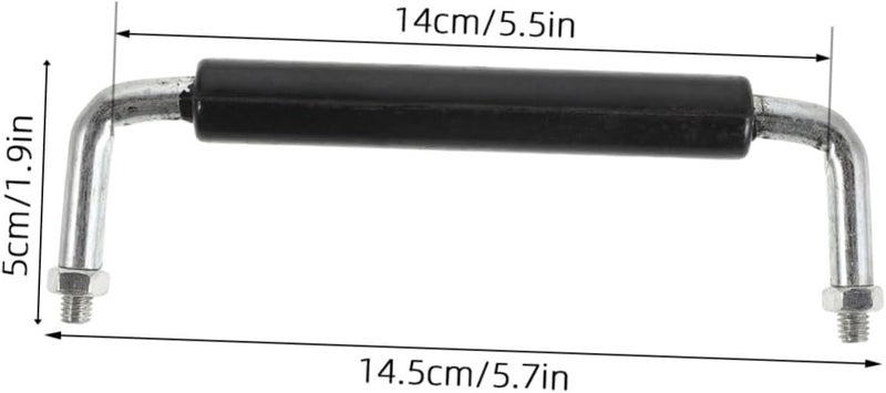 Garneck Wood Stove Handle Replacement U Shaped Fireplace Door Pull Handle Made of Sturdy Bakelite and Iron for Home Use Stylish Upgrade and Versatile Compatibility - Image 2