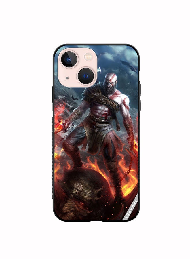VR CREATIVE Protective Case Cover For Apple iPhone 13 mini Kratos God Of War Game Design Multicolour - Image 1