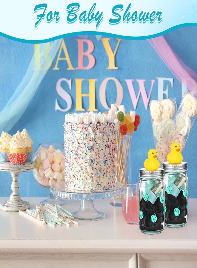 Shellwei 24 Pcs 3 Inch Mini Loofah Travel Size Bulk Shower Sponge Pouf Mesh for Women Kids Men Exfoliating Body Scrubber Baby Shower Favor(Black) - Image 4