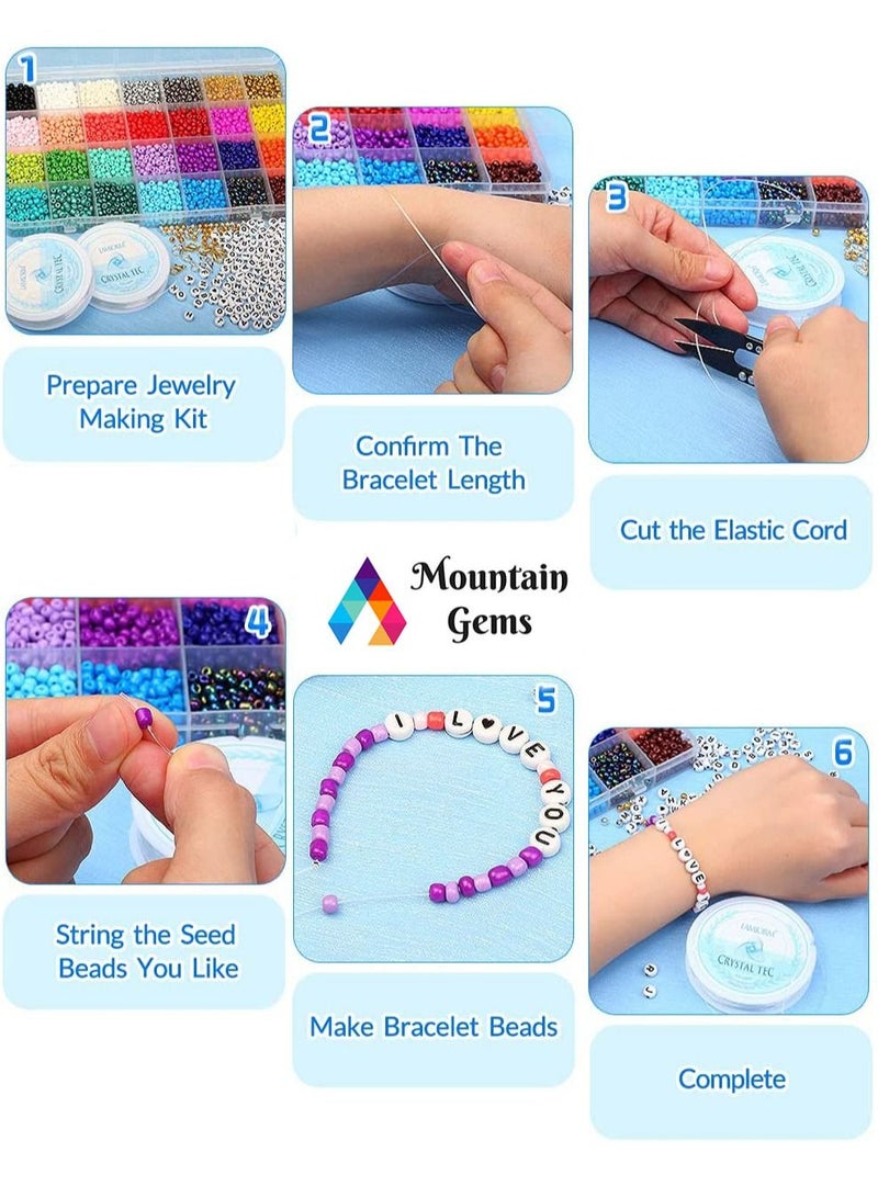 Mountain Gems Premium beads kit for jewelery making - Image 3
